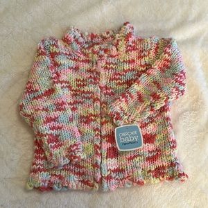 Cherokee Baby Soft Zipper Cardigan Sweater 9M
